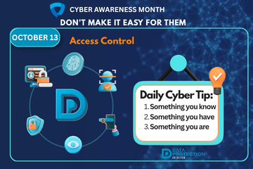 Digital padlock protecting sensitive data, symbolizing strong access control against phishing and ransomware.