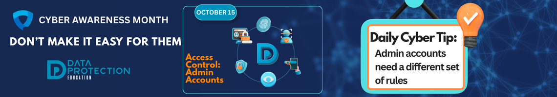 Cybersecurity banner with a digital lock and key, symbolizing access control and the risk of master keys in