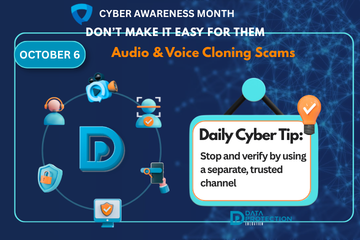 Illustration of AI deepfakes and voice cloning scams, highlighting modern cyber security threats to schools.