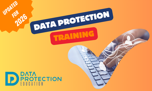 Visual representation of the new 2026 Data Protection e-learning module,
