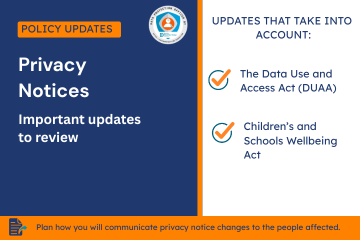 May 2026 privacy notice updates for schools, ensuring compliance with DUAA and